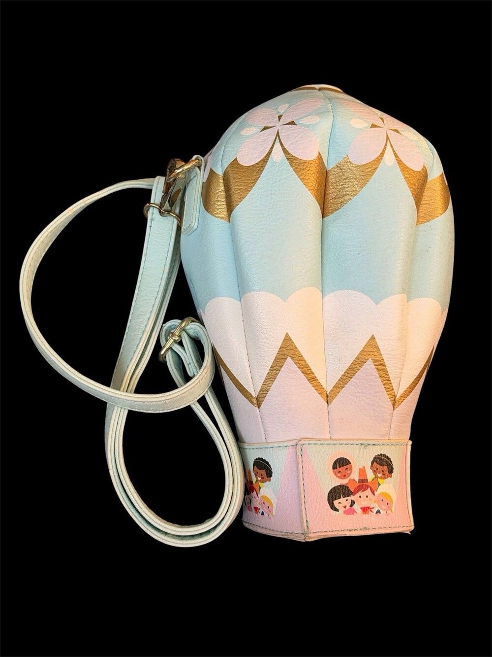 Cute Small World Disney Parks Small World Hot Air Balloon Crossbody Bag